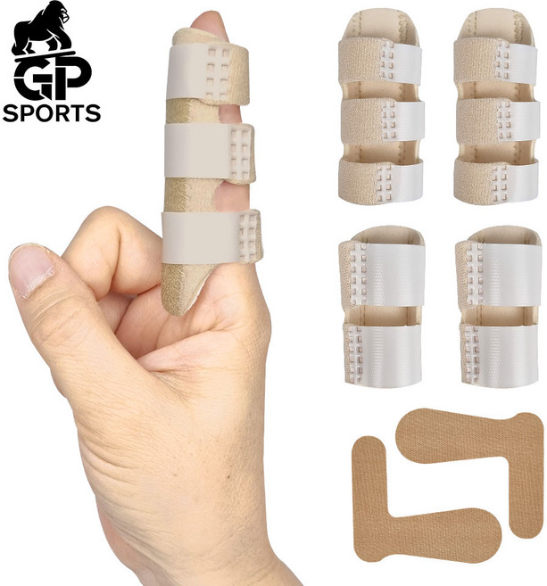 지피스포츠 손가락 보호대 엄지 검지 중지 약지 새끼 고정 지지대 6종세트, 1개