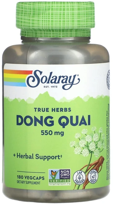 Solaray 당귀 Dong Quai Root 550mg 180 캡슐, 1개, 180정 - 쿠팡