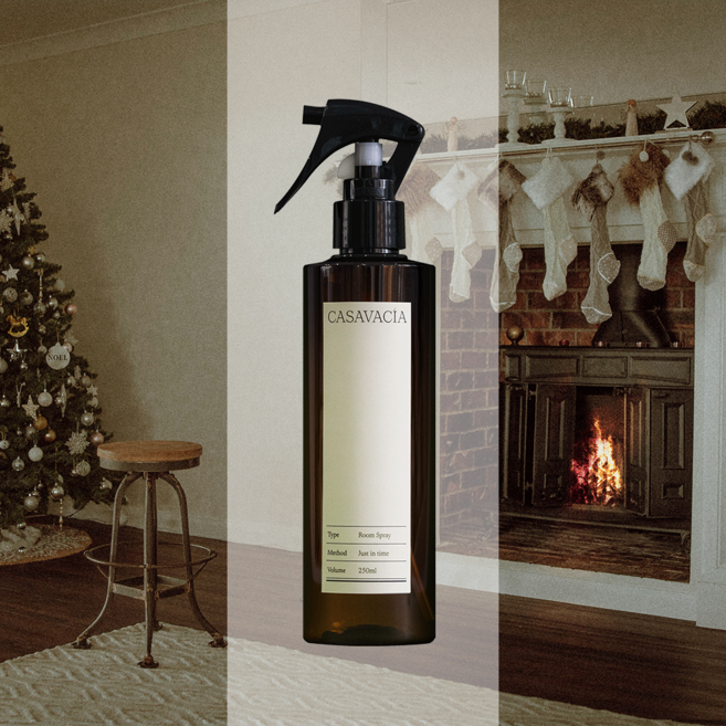 카사바시아 고급 룸스프레이 섬유향수 멀티퍼퓸 필로우미스트, 1개, 250ml, 블랙 바닐라