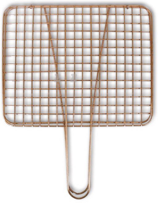 구리석쇠 불판 사각 업소용 고기 그릴 숯불 구이판, 1개