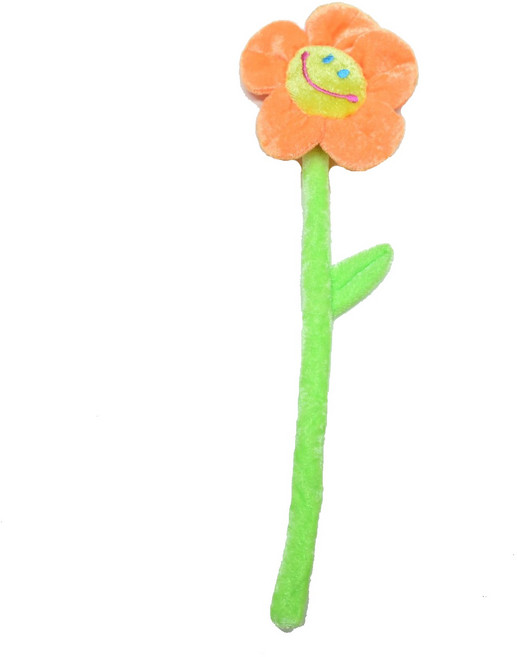 봉봉러브 스마일 꽃 해바라기 꽃 플라워 철사 미니 인형 졸업식 꽃다발, 1개, 주황색(포장 없음)