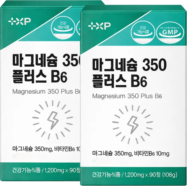 신경 근육 이완 기능성 흡수좋은 글루콘산 마그네슘 영양제 알약, 2세트, 90정 - 쿠팡