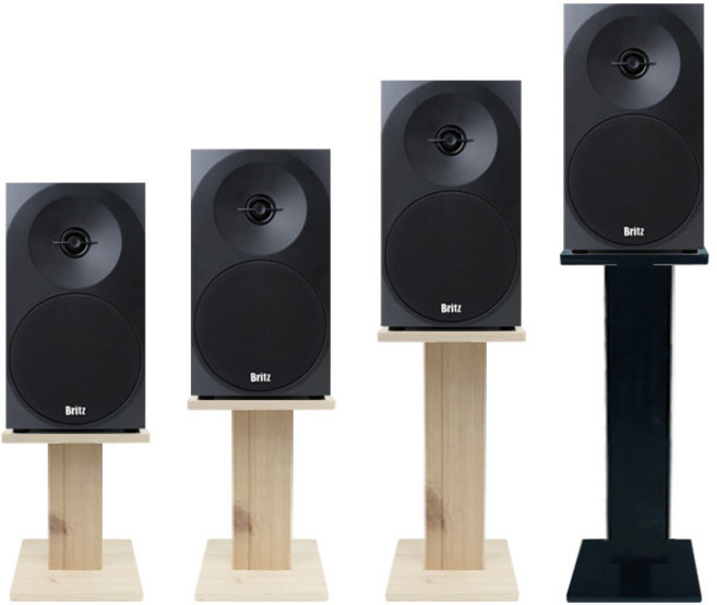 스피커 스탠드 받침대 거치대 원목 60t, 우드 26cm