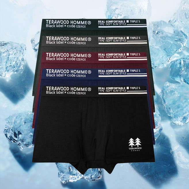 남성 모달라이트 50수 드로즈 팬티 남자 속옷 5종세트