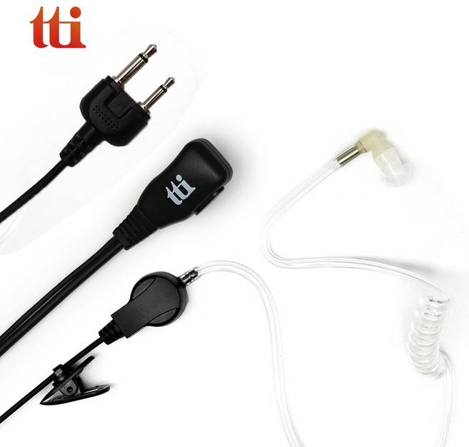 티티아이텍 정품 무전기 이어마이크/인이어/이어폰, 2pin(일자형)