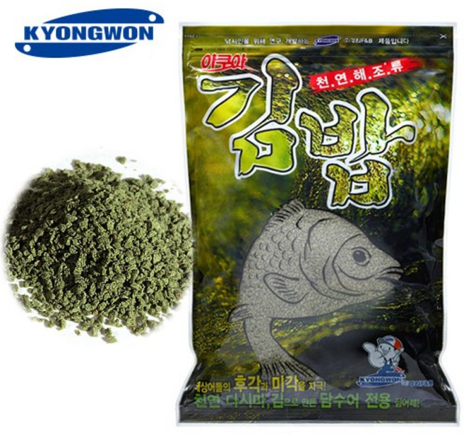 통통피싱 경원 아쿠아 김밥 380g 민물낚시 떡밥, 1개
