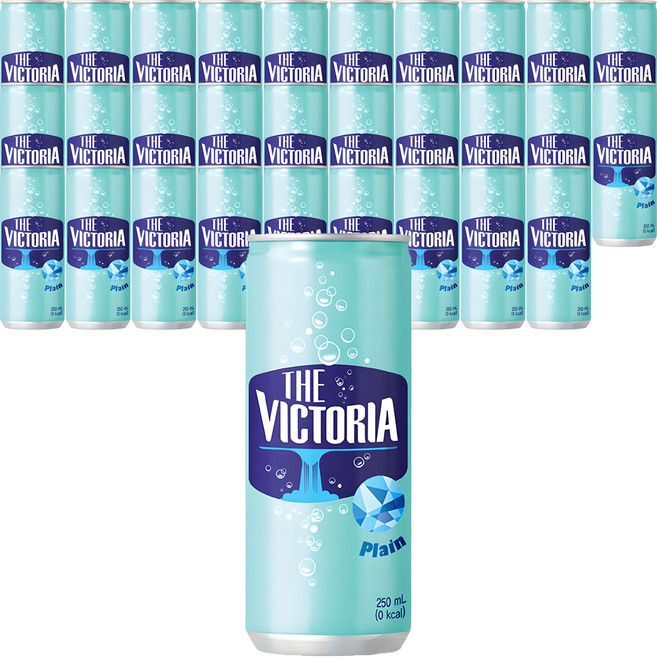 웅진빅토리아 캔 탄산수 플레인, 250ml, 90개