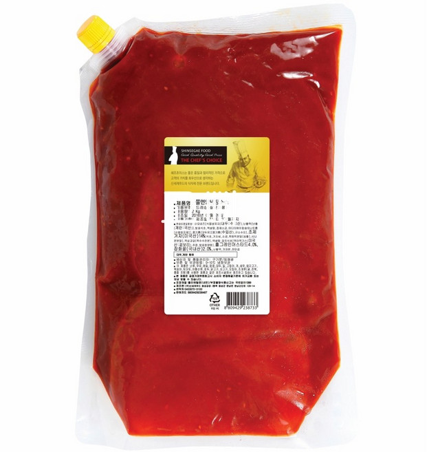 쉐프초이스 쫄면양념장, 1개, 2kg