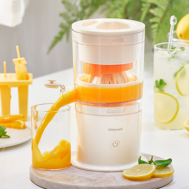 위즈웰 스퀴저 무선 착즙기, WJ220, 아이보리