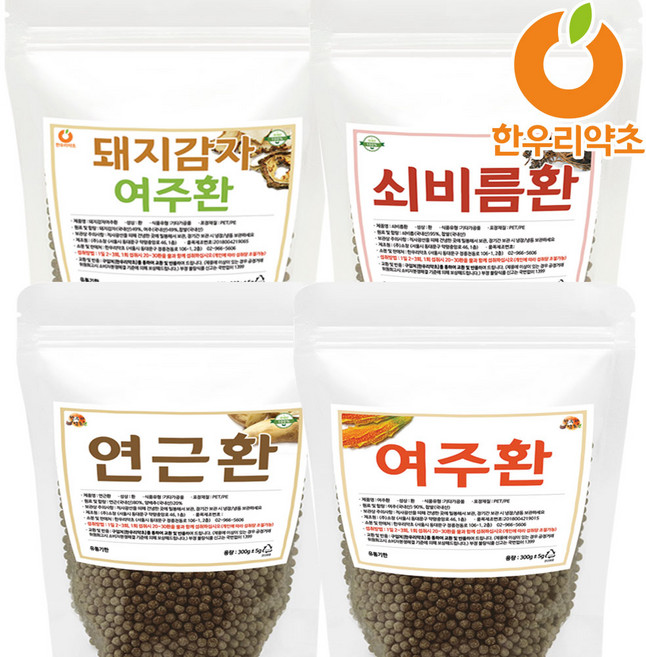 돼감자여주환 쇠비름환 연근환 여주환, 1_돼지감자여주환 300g, 1개, 300g