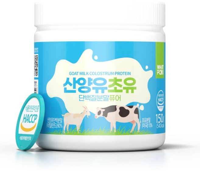 왓푸드 산양유 초유 단백질 분말 퓨어 150g, 150g 본품