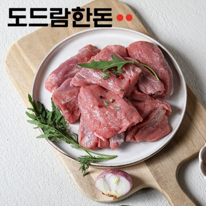 도드람한돈 냉장 안심머리, 1개, 500g