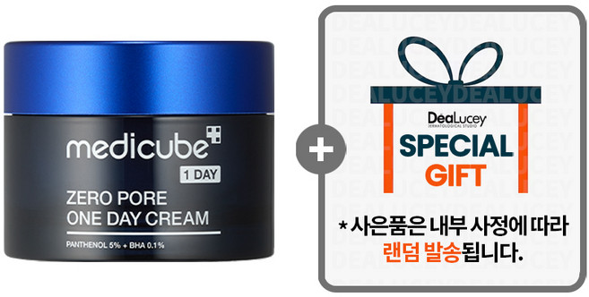 메디큐브 제로 모공 원데이 크림 / 모공 관리 크림 타이트닝 효과 [사은품 랜덤 증정], 1개, 50ml