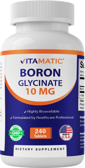 비타매틱 킬레이트 보론(글리시네이트 형태) 10mg 240정, 1개, 240회분