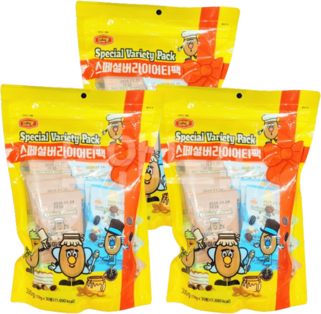 머거본 스페셜 버라이어티팩 300g, 3개