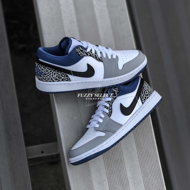 Air Jordan 1 Low SE 爆裂紋 運動鞋 DM1199-140, 1個, (下單後請注意商品諮詢訊息)