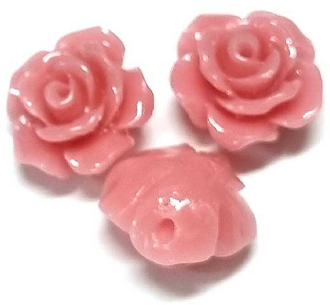 Bead 원석장식 송석꽃 비즈 한팩 10개 컬러선택, 핑크