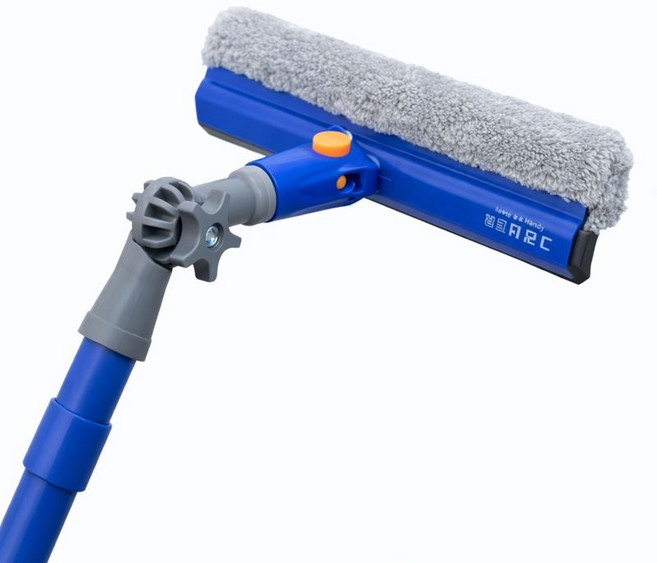 유리 청소 닦이 유리창 닦이 외창청소 외부창문 회전형 스퀴지 베란다 창문, 로열 블루, 1개