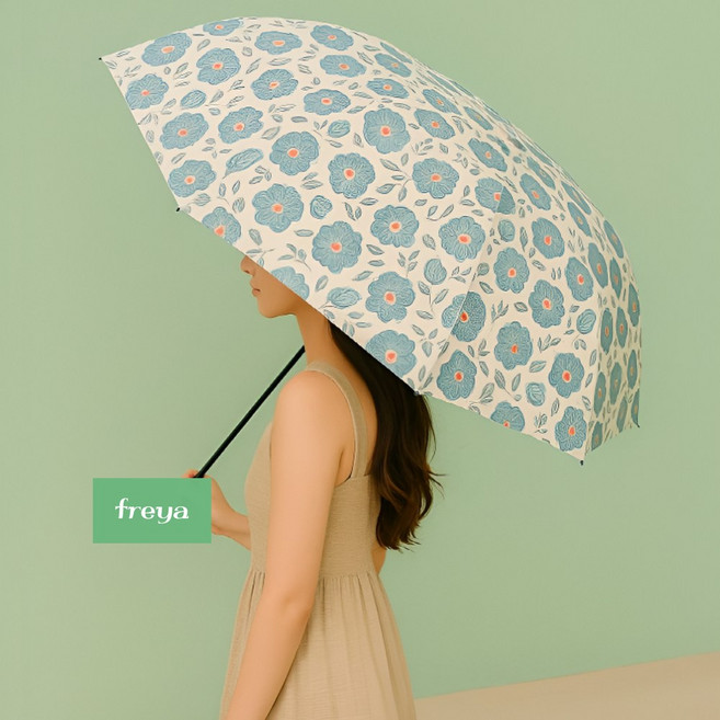 프레야 초경량 플라워 큐티 암막 우산 양산