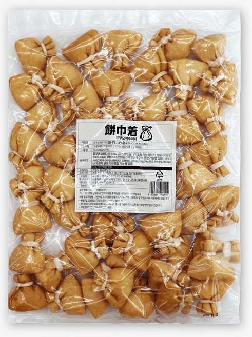 오지상구루메 유부모찌주머니 1kg (20g x 50ea) 오뎅탕 찰떡, 1개