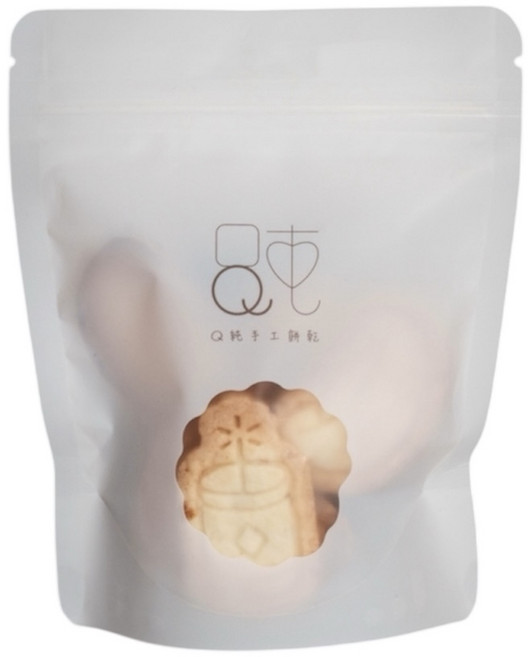 Q純手工餅乾 錫蘭紅茶口味 獨立包裝, 80g, 1個