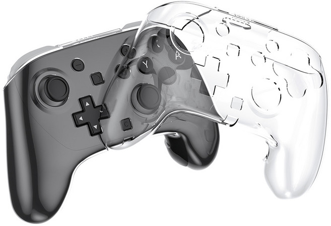 엠세일러 프로콘2 케이스 크리스탈 커버 닌텐도 스위치2 프로 컨트롤러, 1개, 투명, 프로콘2PC케이스(J-309)