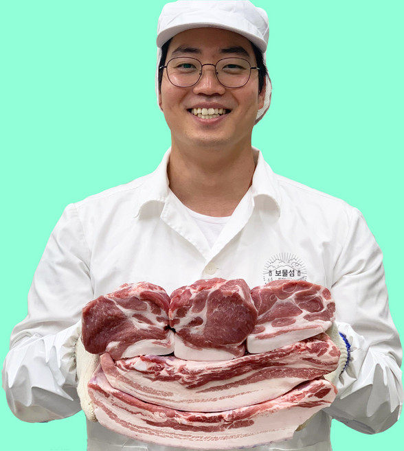 보물섬 제주 흑돼지 돈마호크 토마호크 뼈삼겹, 5개, 1kg(뼈2대)