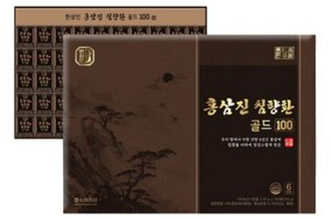 한삼인 홍삼진침향환골드, 1박스, 375g