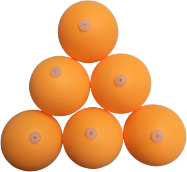 LongFatoys 기타탁구용품 탁구 부속품 용 셀프공치기 스탠드형 홀이있음 전문 기구 훈련 .., 1개, T04-홀이있음 탁구공 20개(노란색), 1개