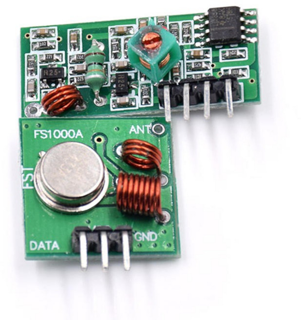 FS1000A 433MHz 無線發射接收模組, 1個