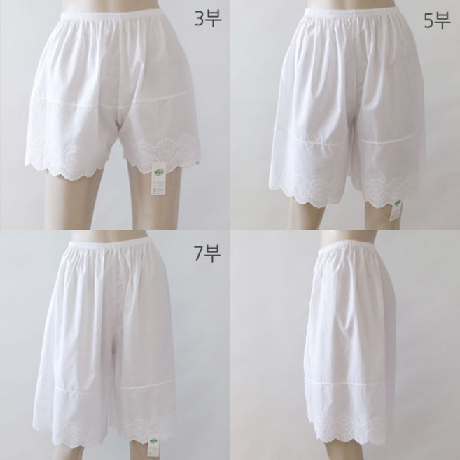 아사면 레이스 속바지 3 5 7 (2)