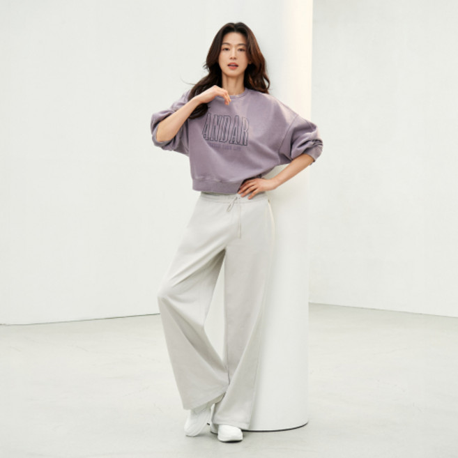 안다르 에어리핏 기모 와이드 팬츠 107379