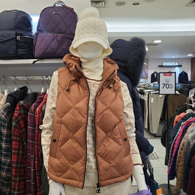 4층올포유 여성소프트터치다이아퀼팅베스트 ALVXN9251