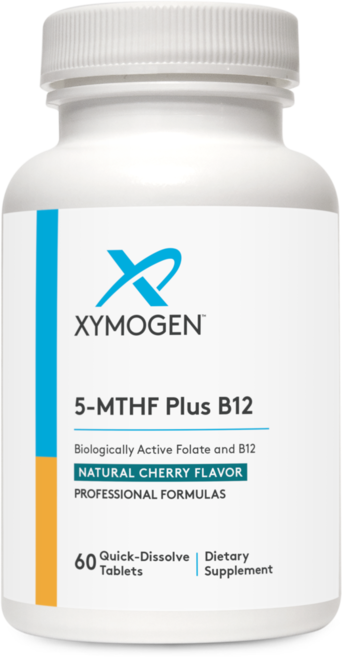 자이모젠 5-MTHF 플러스 활성형 엽산 + 고함량 비타민 B12 체리맛, 1개, 60정