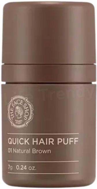 더페이스샵 퀵 헤어 퍼프 01호 내츄럴브라운, 1세트