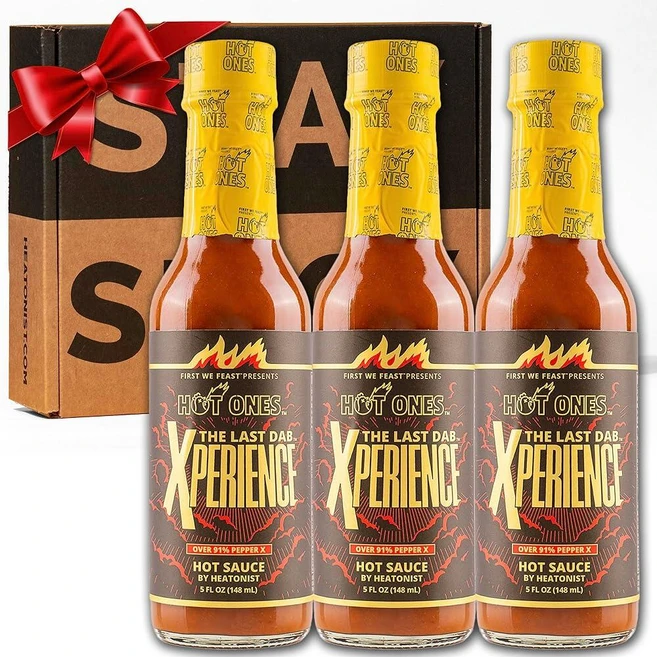 Hot Ones Last Dab Sauce The Xperience - 가장 핫한 핫소스 147.6ml(5액량 온스) 3개 팩 212153, Last Dab Xperience - 쿠팡