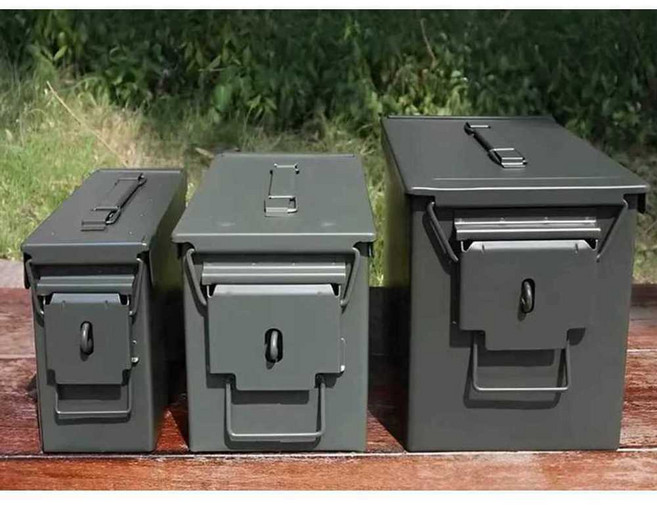 LOKEXING 리튬배터리 파워뱅크 보관함 인산철 납산 카라반 공구 방폭상자, S사이즈 25.5x8.9x17cm, 1개