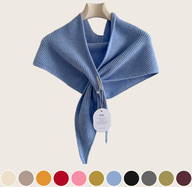 로르블랑 소프트 니트 루프 머플러