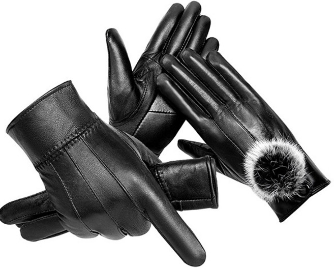 천연 양가죽 장갑 남성 여성 겨울 가죽 선물 양피