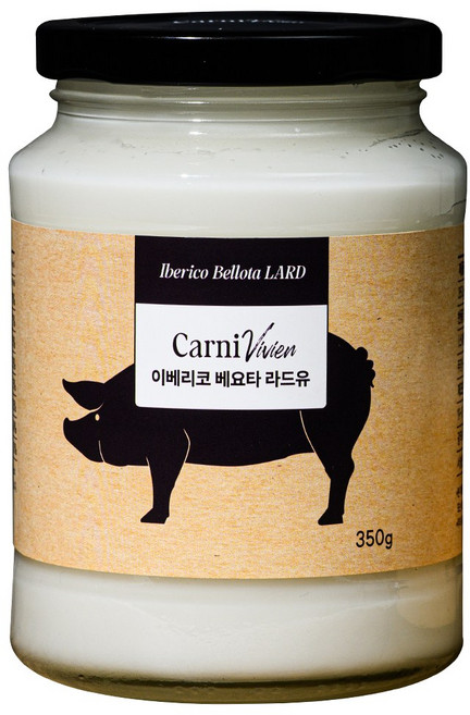 프리미엄 카니비비안 이베리코 베요타100 라드유 350g, 1개
