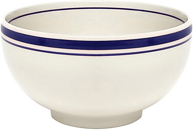 토탈하우스 카네수즈 오리지날 대접 도자기 국그릇 국대접 0817, 1개, 네이비