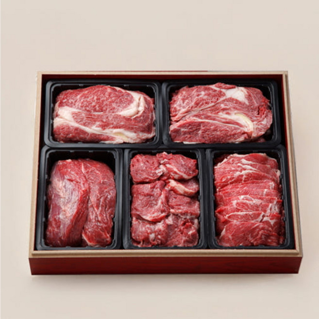 송제한우 3kg 이바지 한우선물세트 1++ 등심 안심 불고기 사태 부모님 효도 선물, 1개