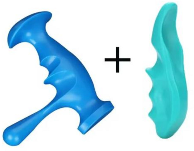 휴대용 엄지 손가락 압력 프레스 트리거 포인트 전신 발 등 수동 깊고 편안한 피로 해소, One Sets, 1개