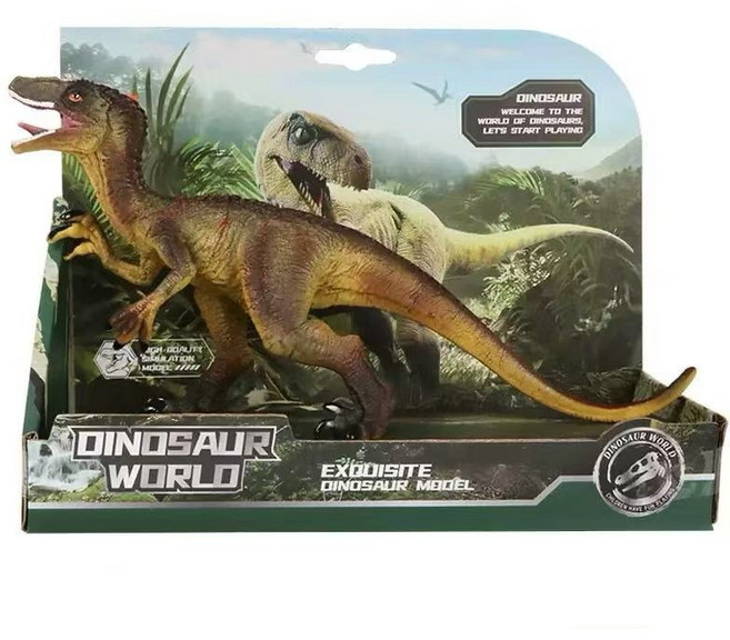DINOSAUR WORLD 迅猛龍仿真恐龍模型, 1個