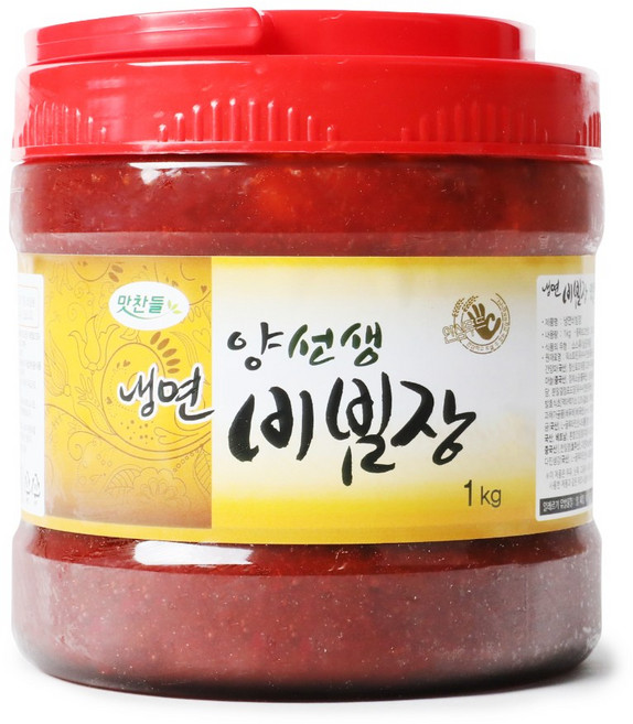 맛찬들백미식품 양선생 냉면 비빔장, 2개, 1kg