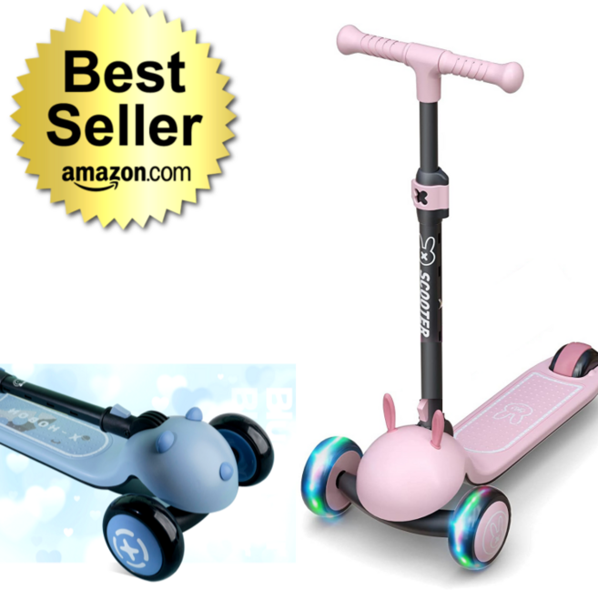 6KU 맥시 아기 유아 어린이 킥보드 퀵보드 씽씽이 씽씽카 (안장미포함), 블루베어, 1개