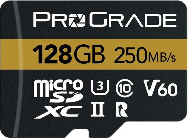 ProGrade Digital [microSDXC UHS-II V60] GOLD 128GB (프로그레이드 디지털) 정규, 상세페이지 참조, 1개
