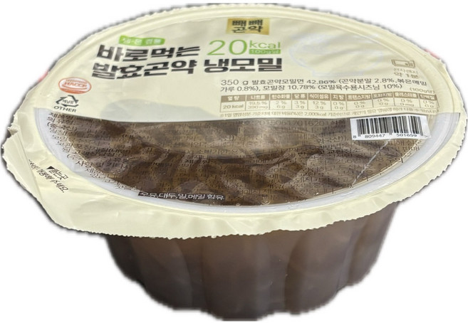 바로먹는곤약냉모밀 에스제이에프 실온, 1개, 350g