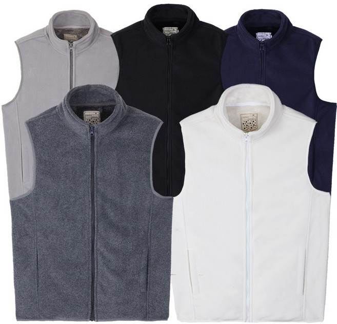 가우리 남녀공용 겨울 후리스 베스트 집업 플리스 뽀글이 양털 DLF 후리스 융기모 조끼 빅사이즈