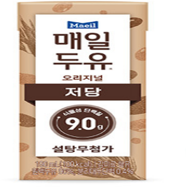 매일유업 매일두유 식이섬유, 190ml, 24개